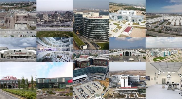 Türkiye'nin Kovid-19'la mücadelesine 2020'de açılan 17 dev hastane büyük katkı sağladı