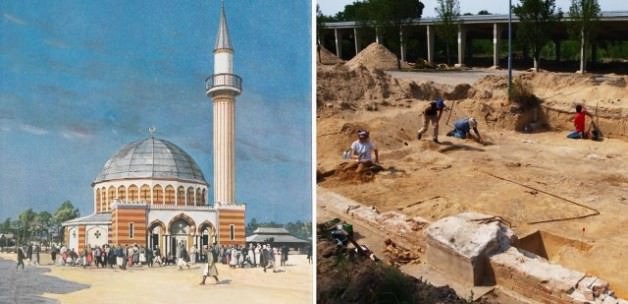 Almanya'da 100 yıllık caminin kalıntıları bulundu