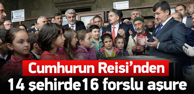 Cumhurbaşkanlığı 14 ilde aşure dağıttı