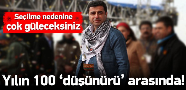 Demirtaş ABD'de 'düşünürler' listesine girdi