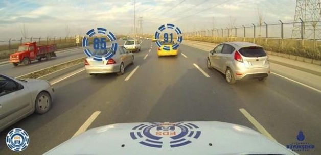 Mobil EDS 6 bin 538 sürücüye cezayı kesti