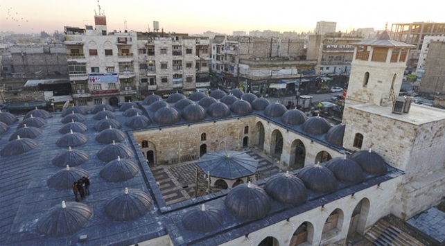 Bab'da DEAŞ'ın yıktığı ecdat yadigarı caminin restorasyonunda son aşamaya gelindi