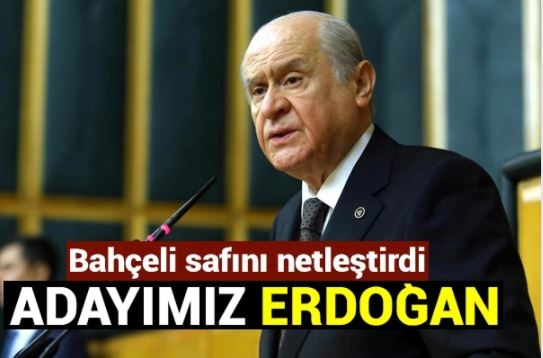 Bahçeli Kararını Verdi: Erdoğan'ı Detekliyoruz