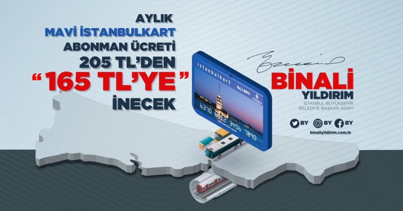 Binali Yıldırım'dan ulaşımda 40 TL indirim müjdesi