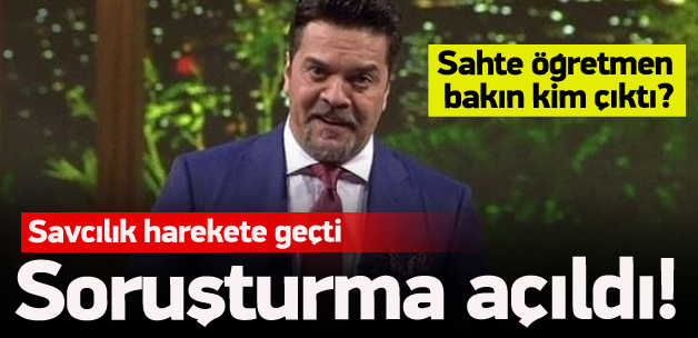 Sahte öğretmene soruşturma!