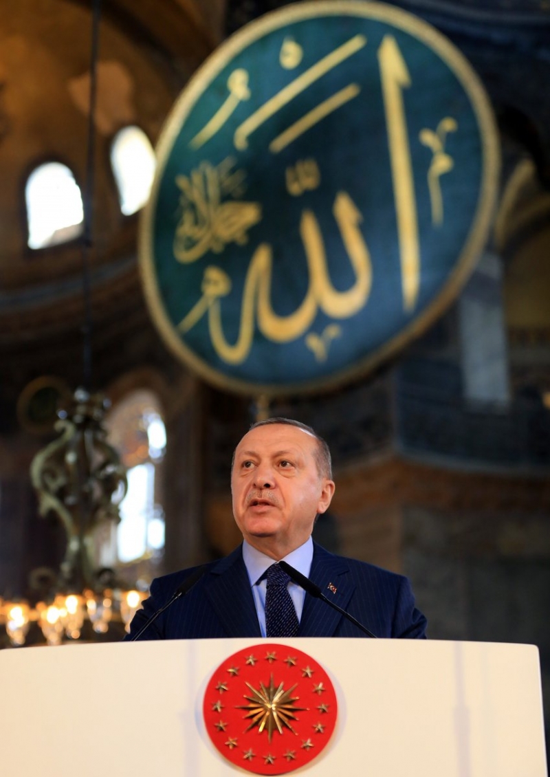 Cumhurbaşkanı Erdoğan'dan Ayasofya talimatı