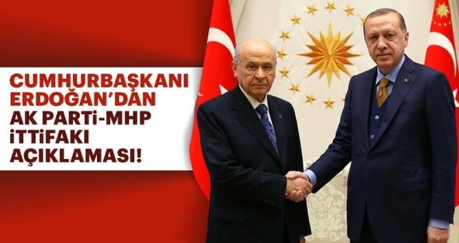 Cumhurbaşkanı Erdoğan'dan Flaş Seçim İttifakı Açıklaması