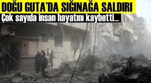 Doğu Guta'da Sığınağa Bombalı Saldırı