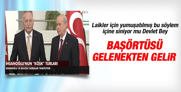 Ekmeleddin İhsanoğlu Bahçeli\'yle buluştu