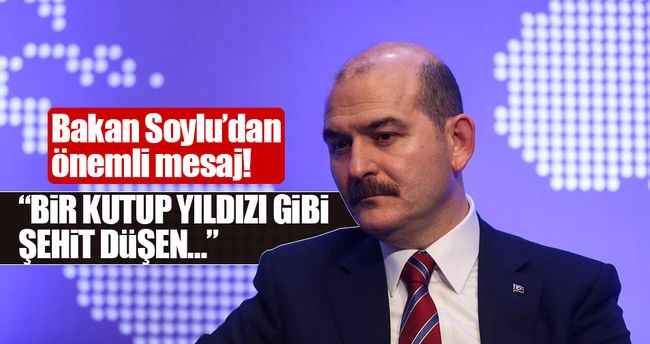 İçişleri Bakanı Süleyman Soylu, şehit kaymakamı unutmadı