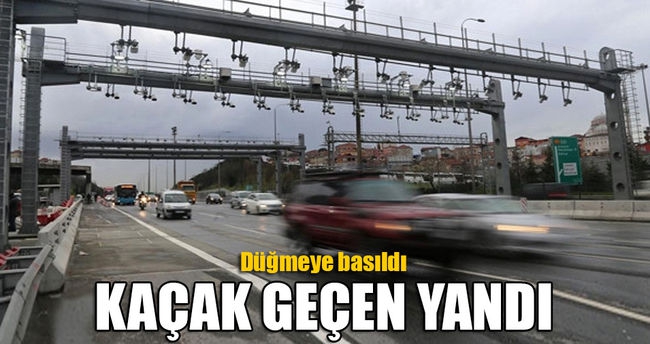 Kaçak geçen yabancı TIR'lar yandı!