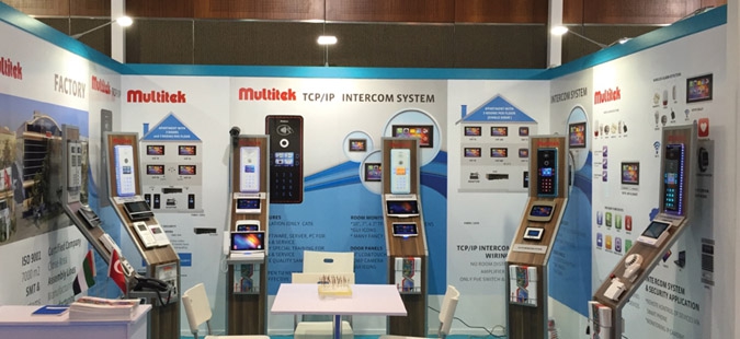 Multitek IP Interkom Ürünleri Middle East Fuarında Tanıtıldı