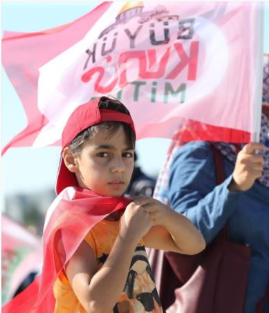 Yenikapı’da ‘Büyük Kudüs Mitingi’