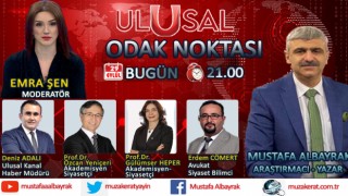 Başyazarımız Mustafa Albayrak bugün saat 21.00'da Ulusal Kanal'da
