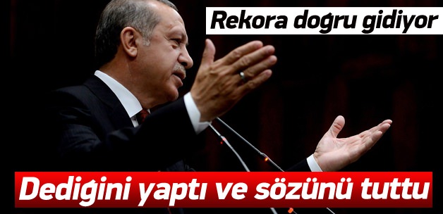 Cumhurbaşkanı Erdoğan dediğini yaptı