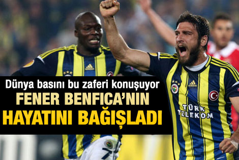 Fenerbahçe Benficanın fiyakasını bozdu