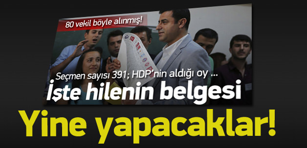 İşte HDP'nin sandık terörünün belgesi