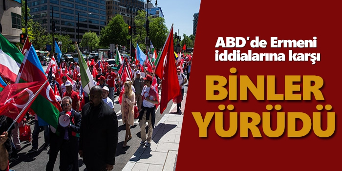 ABD'deki Türkler Barış ve Dayanışma Yürüyüşü'nde birleşti