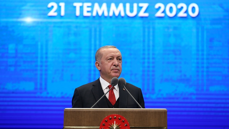 Cumhurbaşkanı Erdoğan: Hakkını söke söke alan ülke