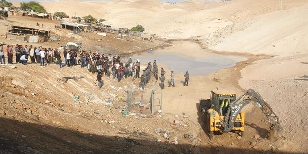 Siyonistler Buldozerlerle Dayandı! Eğer Han el-Ahmer Düşerse...