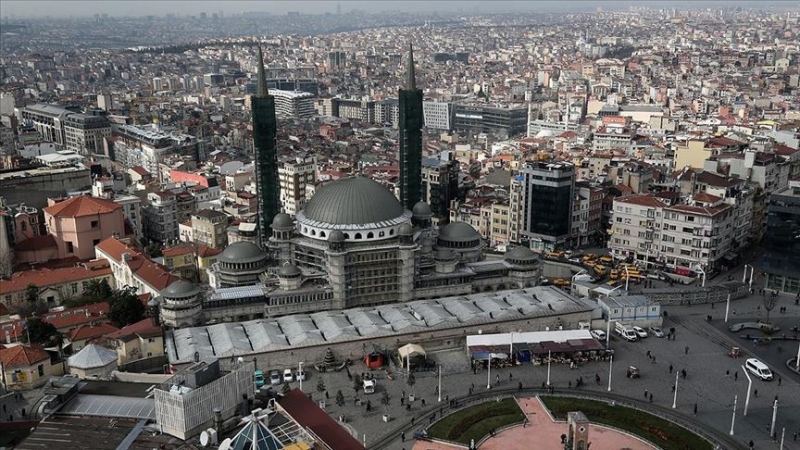 Taksim Camisi yıl sonunda ibadete hazır