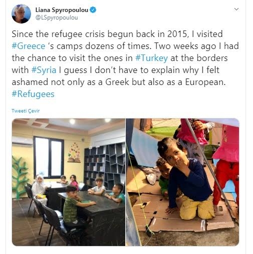 Türkiye'deki mülteci kampları Yunanlı gazeteciyi şok etti