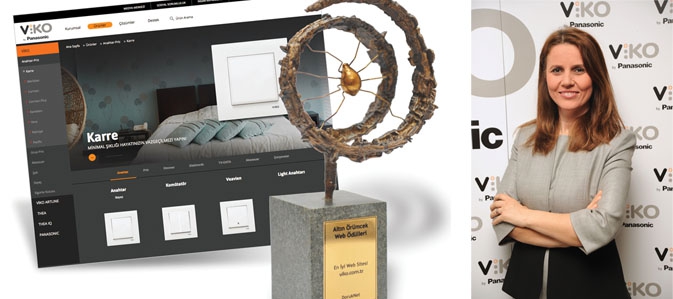 VİKO BY PANASONIC Web Sitesi Türkiye'nin En İyileri Arasında… VİKO’nun Web Sitesine "Altın Örümcek" Ödülü